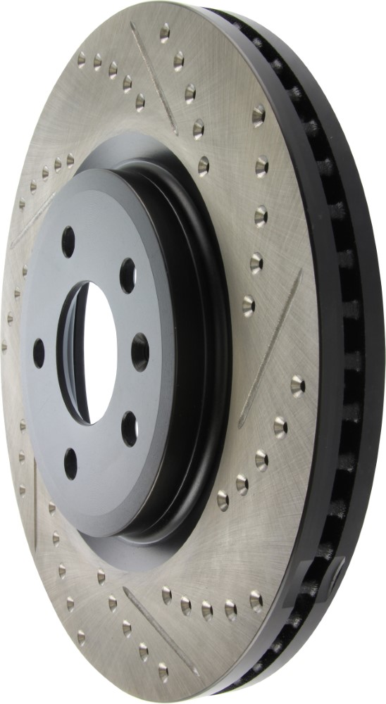 StopTech Sport slotted & drilled front rotor 325x30mm, Left