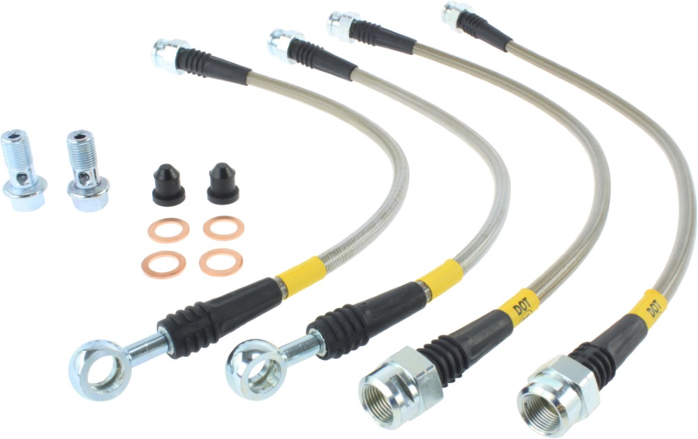 Stainless lines - Rear (Also fits StopTech BBK 83-188-0068)