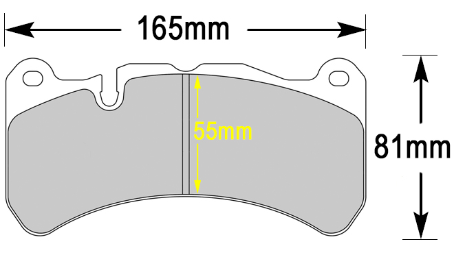 FMSI D1116 Pad shape