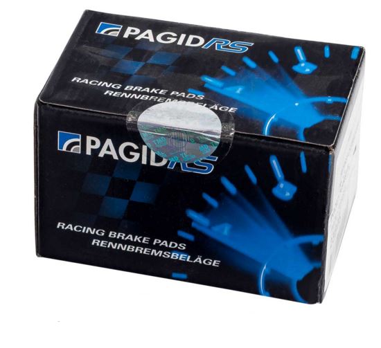 Pagid RS14 Black Race Pads -  front (D1001) [1 box required] 15.9mm thick, no sensor or damping weights