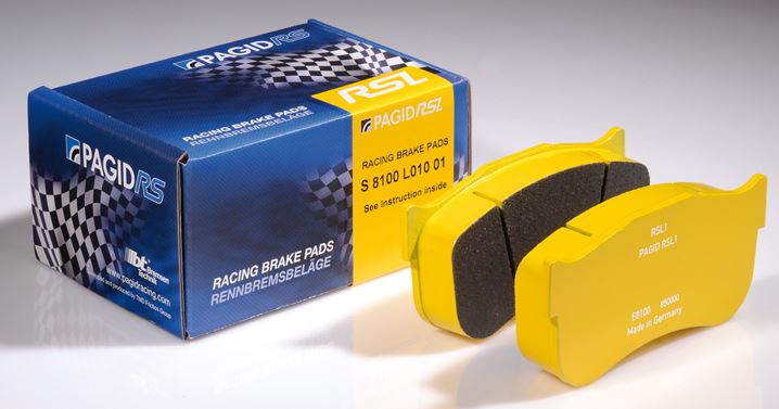 Pagid RSL1 Yellow Endurance Race Pads -  race caliper (D3215D-50) [1 box required] 17mm thick